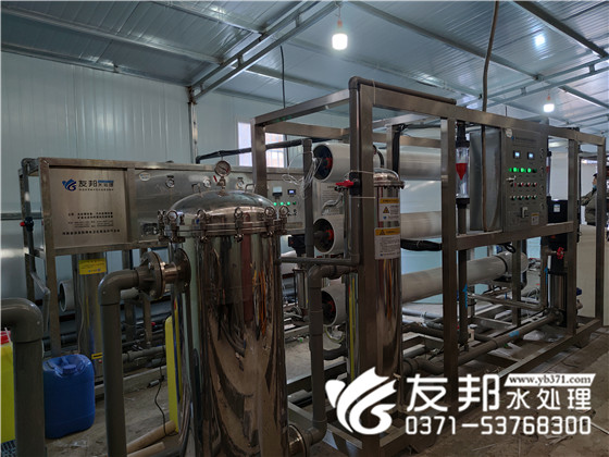 阳城6吨纯净水设备+10吨EDI设备现场